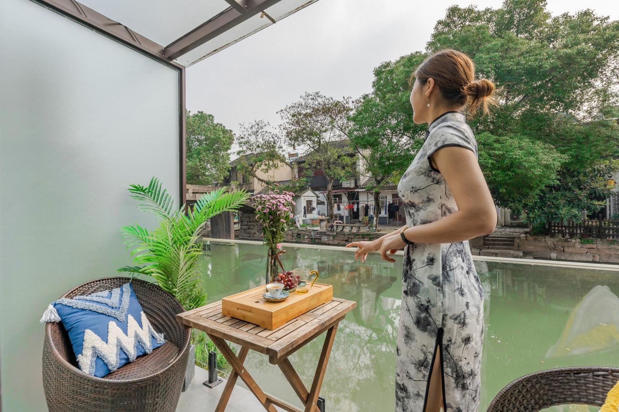 Tongli Slowlife River View Inn Suzhou  Exterior foto