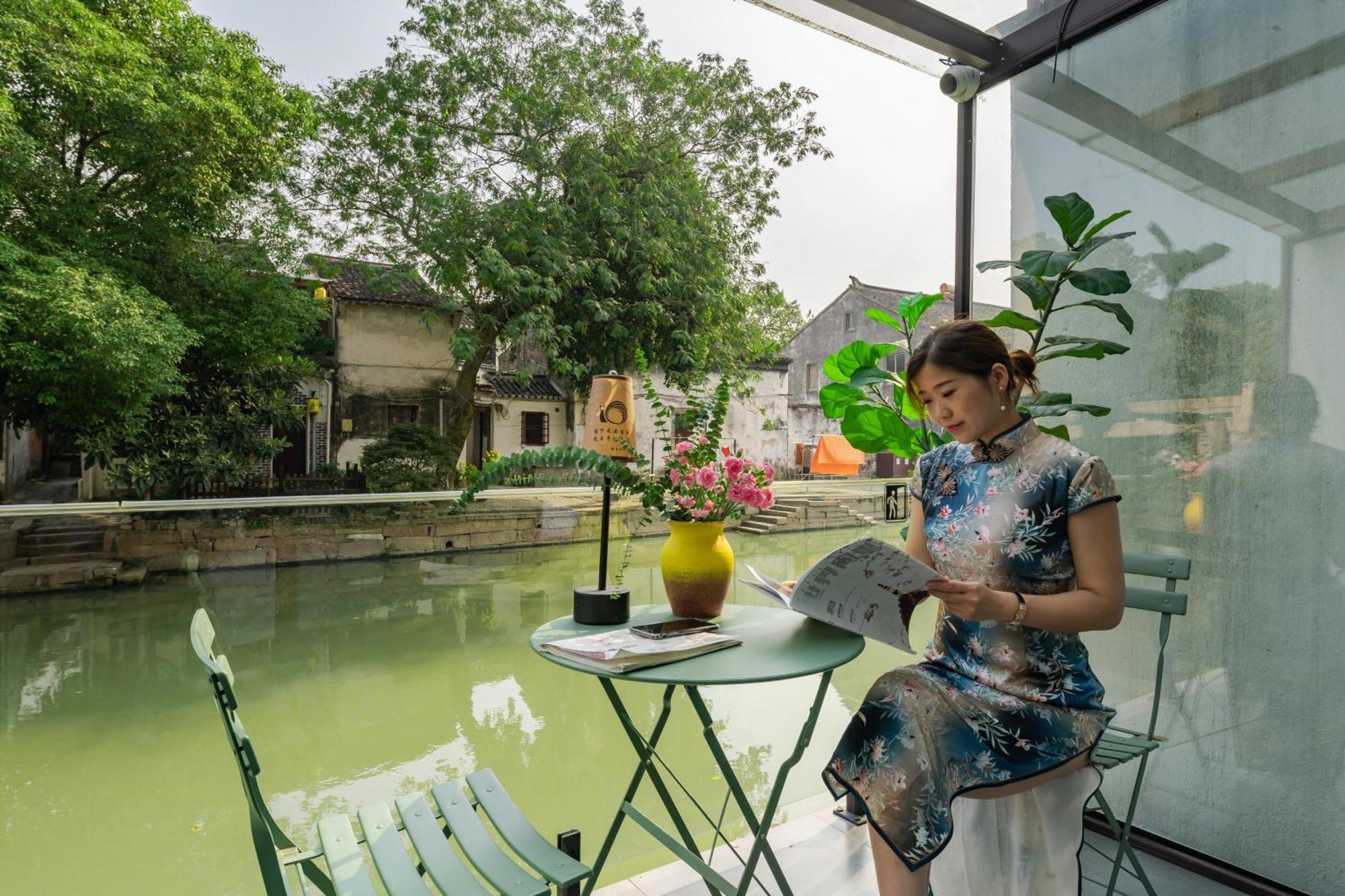 Tongli Slowlife River View Inn Suzhou  Exterior foto