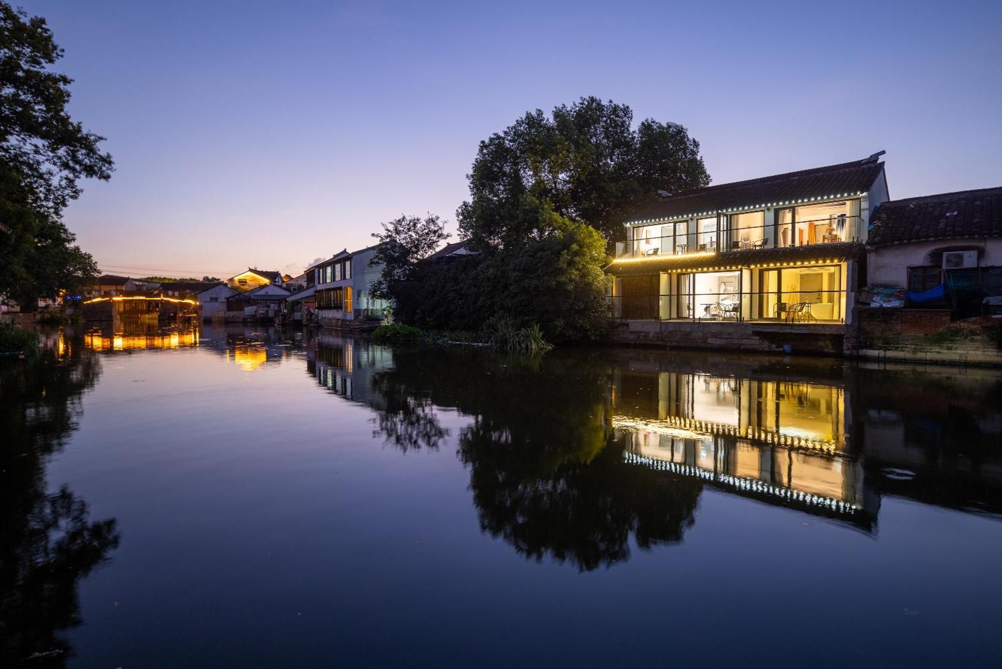 Tongli Slowlife River View Inn Suzhou  Exterior foto