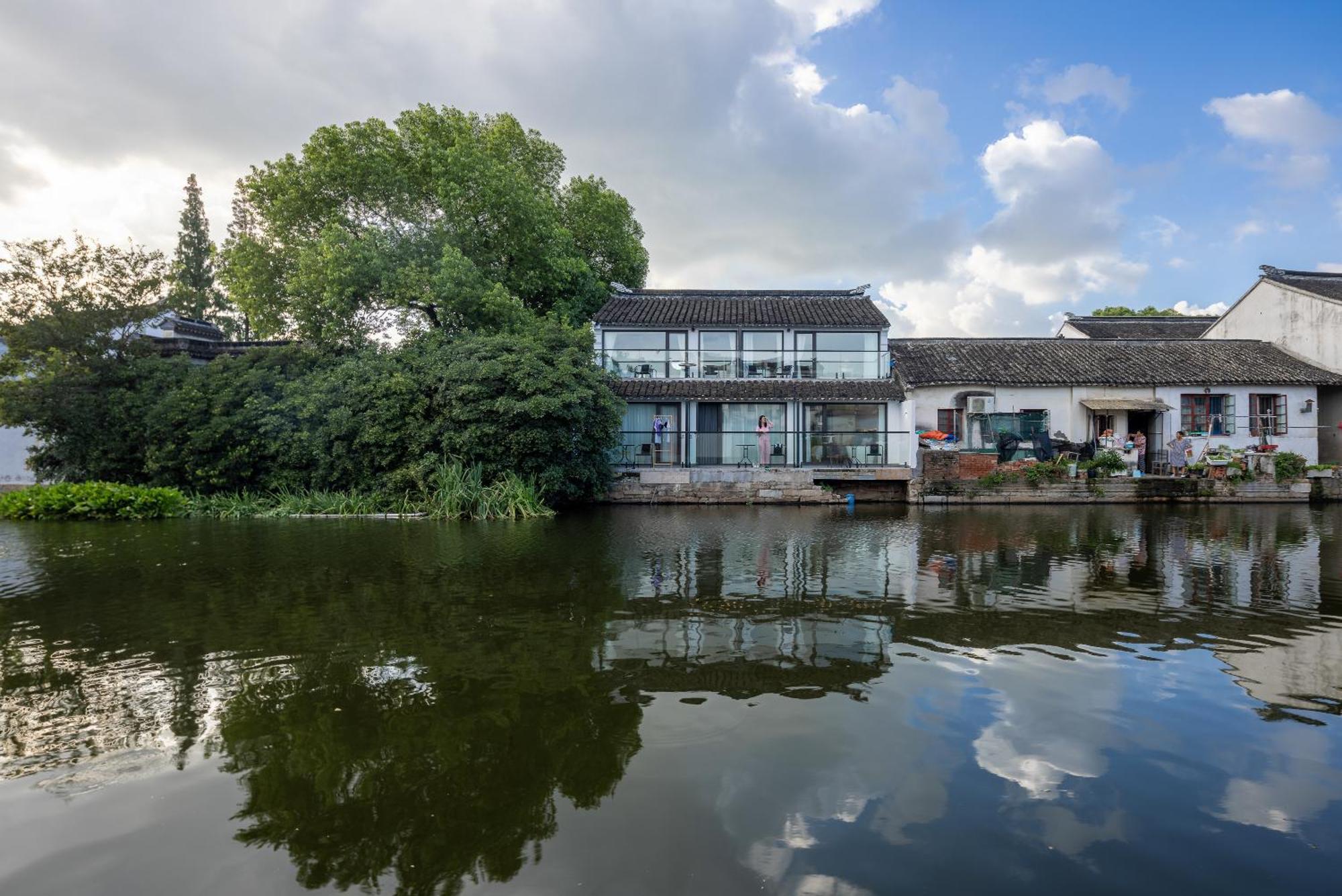 Tongli Slowlife River View Inn Suzhou  Exterior foto